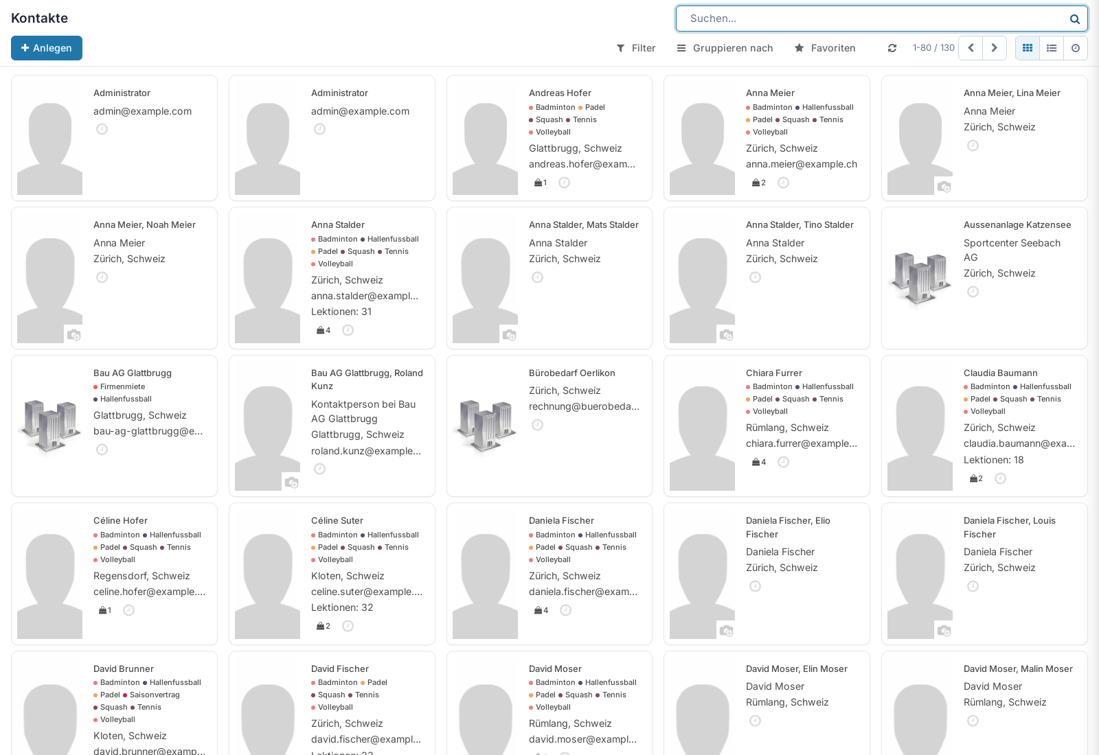 Kontaktliste als Kanban – Einstieg in die Suite