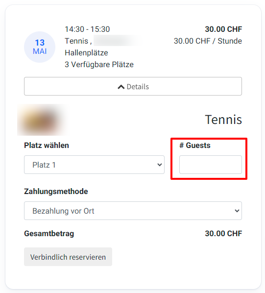 Abbildung zu «Zusatzspieler - Gast»