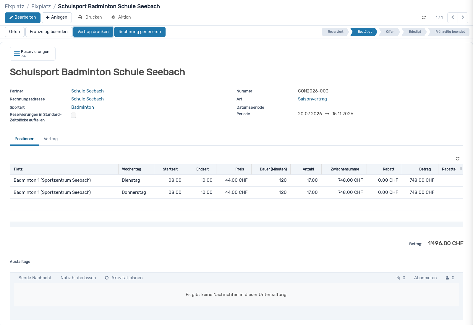 Screenshot: Fixplatz