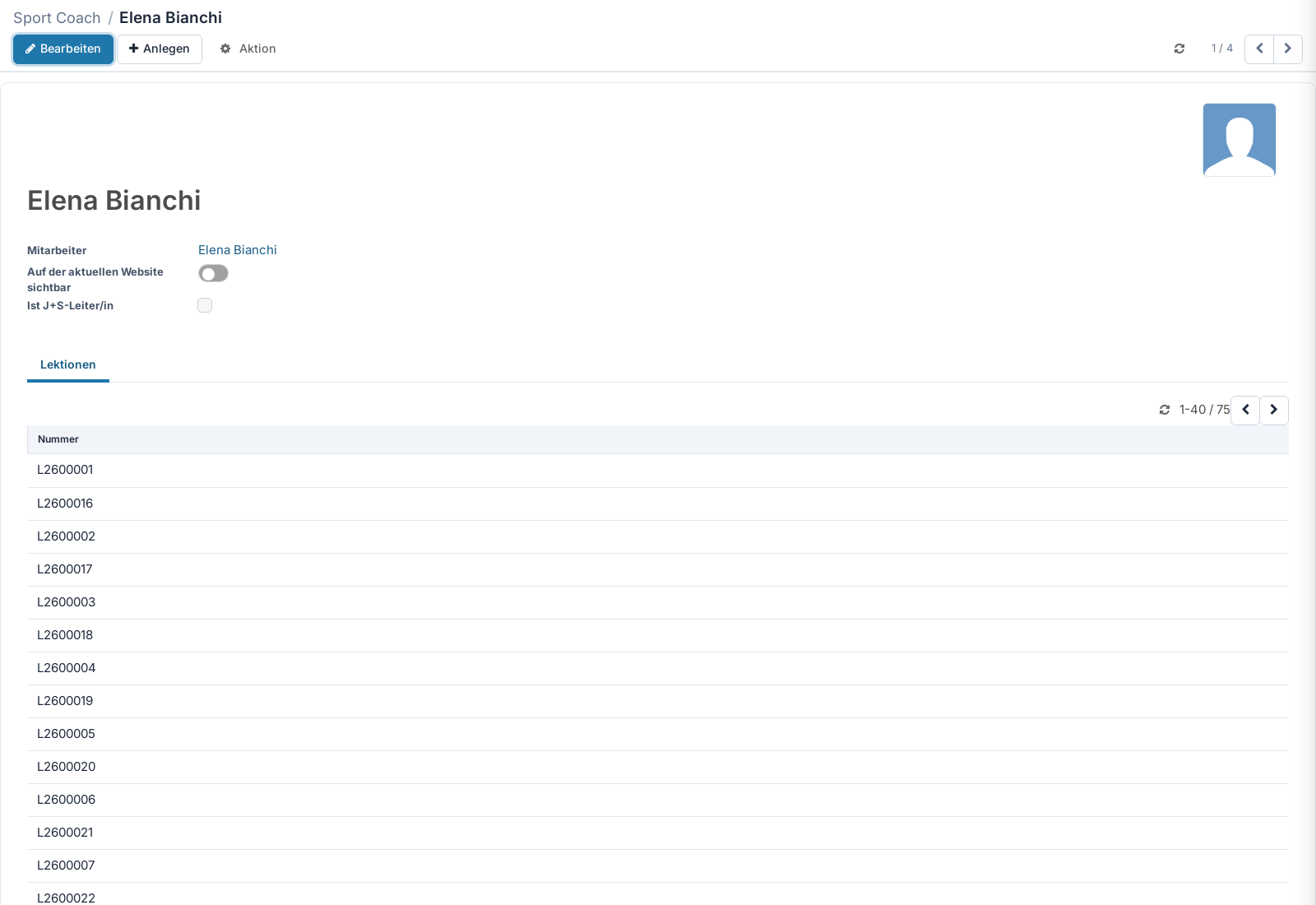Screenshot: Trainer